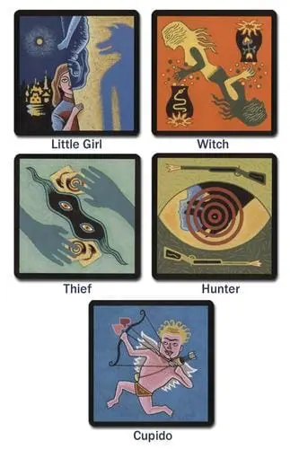 بطاقات لعبة مستذئبين