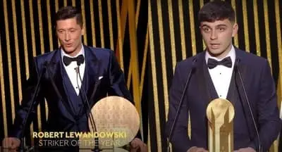 الفائزون الأخرين في حفل ليلة الجائزة الكبرى Ballon d'Or